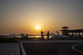 东平湖日落