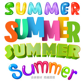 summer字体设计
