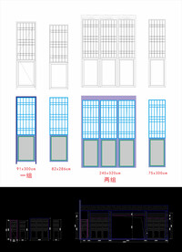 中式门雕刻文件