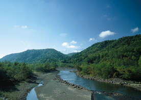 山涧溪流         