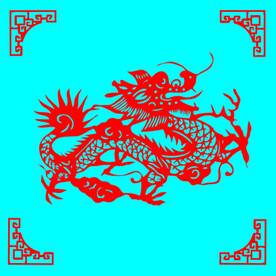 龙剪纸