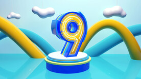 C4D创意立体数字9