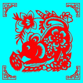 兔子剪纸