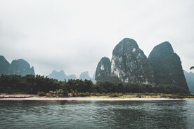 户外湖水湖面自然