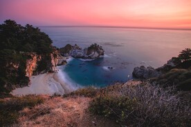 晚霞海岸