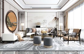 新中式室内设计装饰装修效果图