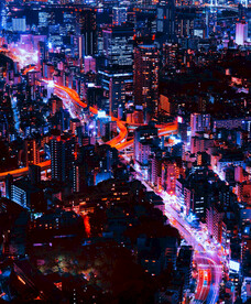 炫酷夜景城市