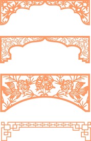 新中式镂空花缎