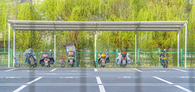 非机动车停车区