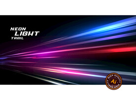 霓虹动感光线背景