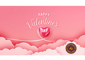 情人节海报背景