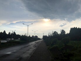 雨后  