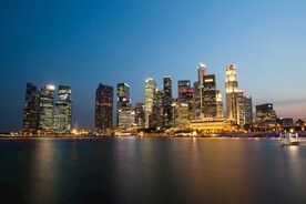 新加坡 城市 滨海 建筑 