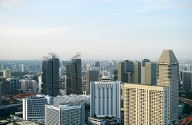 新加坡 城市 滨海 建筑 