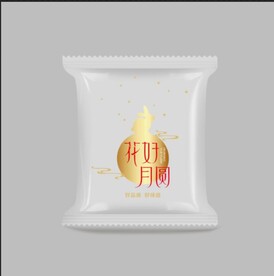 月饼包装袋平面图
