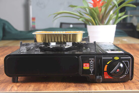 燃气灶加热龙虾