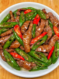 尖椒牛柳