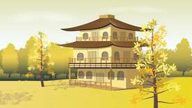 城市地标建筑插画手绘