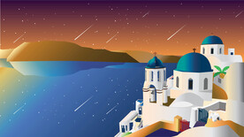 城市地标建筑插画手绘