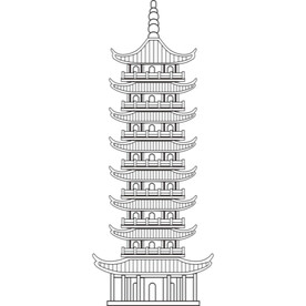 广州元素 南沙元素  天后宫塔