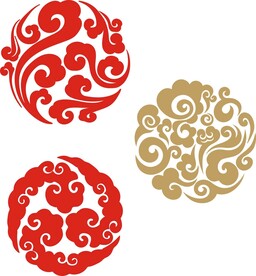 祥云花纹