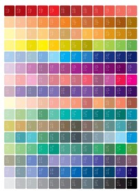 CMYK 色卡