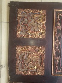 古代家具雕花金漆