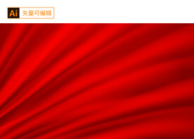 红色节庆布料纹理