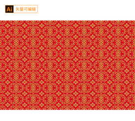 藤蔓植物花纹背景