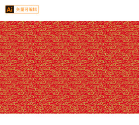 中国风花纹背景