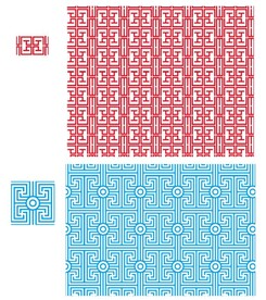 中国风无缝底纹