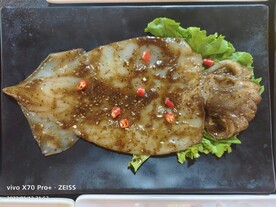 名片传单烤鱿鱼 半成品 烧烤