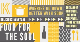 食堂文化 彩色装饰 