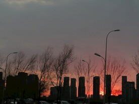 黄昏的城市