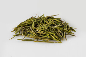 茶叶绿茶黄金芽特写