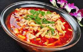 金针红汤鸭肠