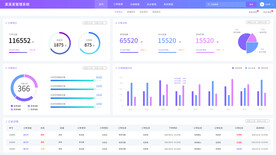 web后台网页统计分析数据