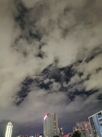 夜里的云