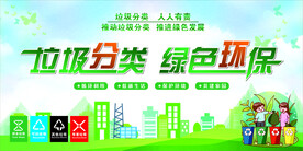 垃圾分类  绿色环保 