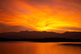 晚霞 夕阳 