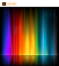 彩色光束背景