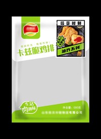 鸡排包装平面图