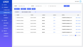 ui后台产品登记软件可视化图片