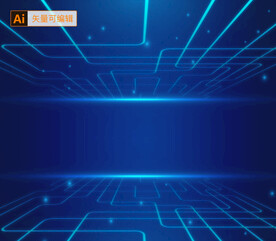 科技透视线条背景