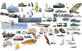 船 飞机 水面素材