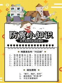 地震预防知识宣传