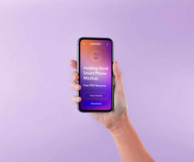 手持手机样机