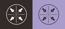 圆形篮球logo