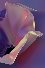 3D曲面波浪艺术背景