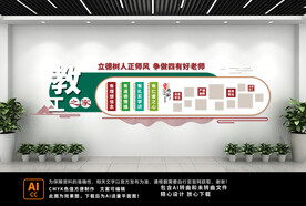 四有好老师教师风采文化墙